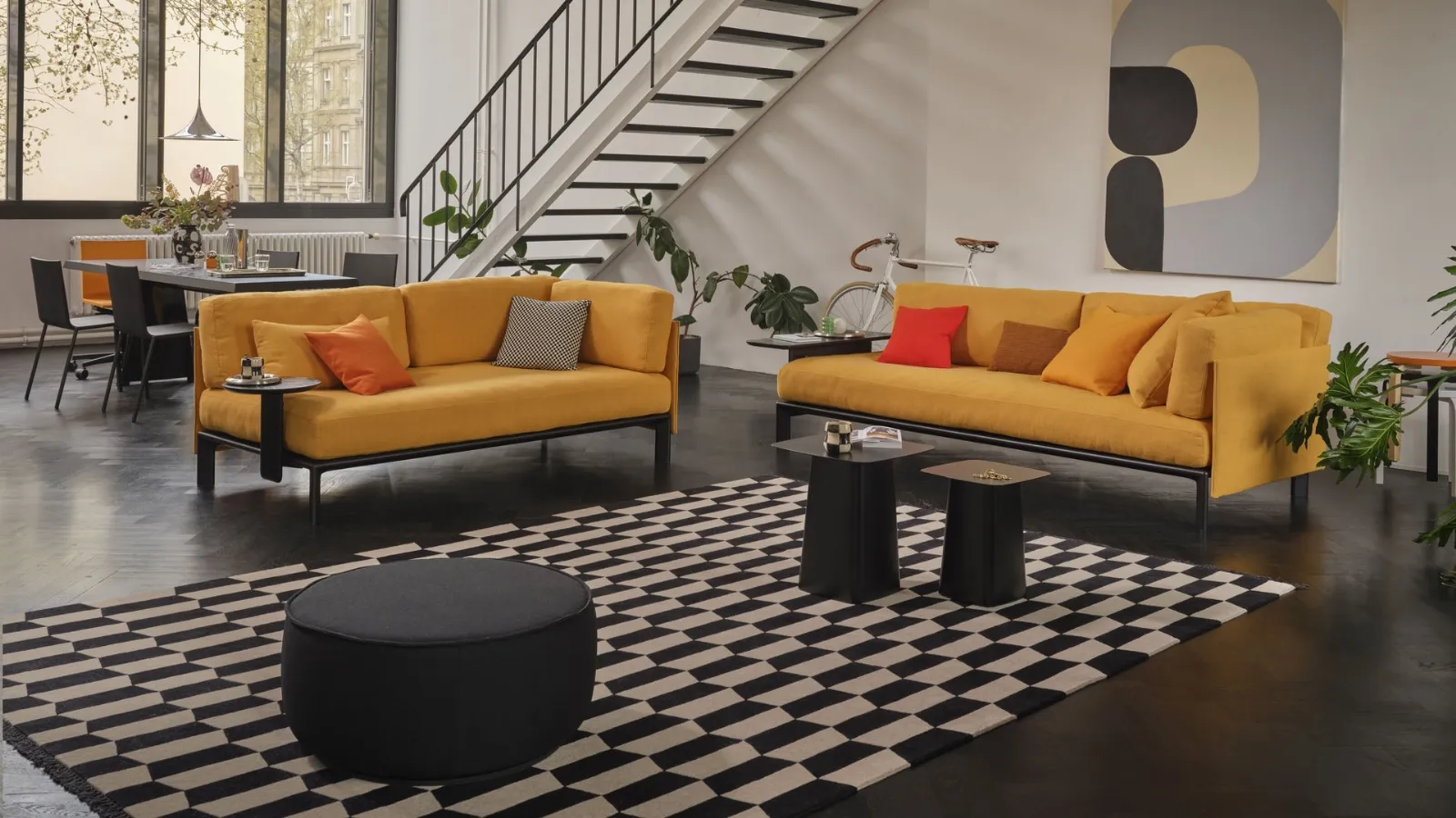 Divano lineare Anagram Sofa di Vitra